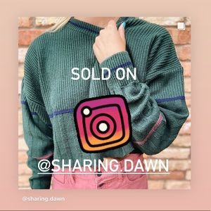 Vintage Cropped Sweater